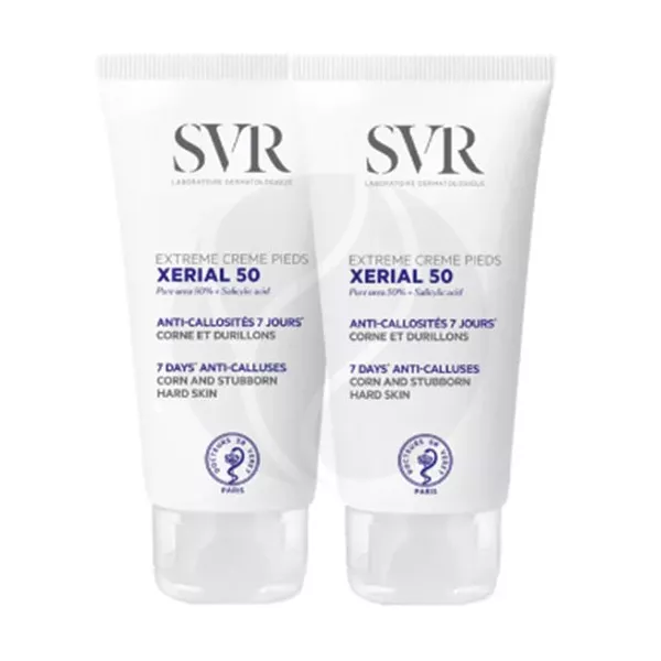Изображение товара SVR Xerial 50 Extreme крем для ног, 2*50мл Изображение товара SVR Xerial 50 Extreme крем для ног, 2*50мл