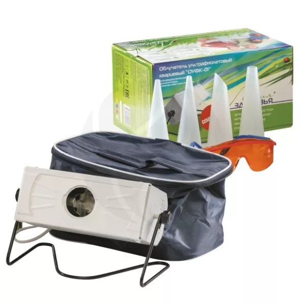 Изображение товара Облучатель ультрафиолетовый кварцевый ОУФК-01 для семейного обеззараживания