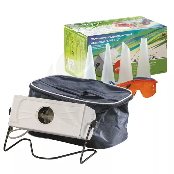 Изображение товара Облучатель ультрафиолетовый кварцевый ОУФК-01 для семейного обеззараживания