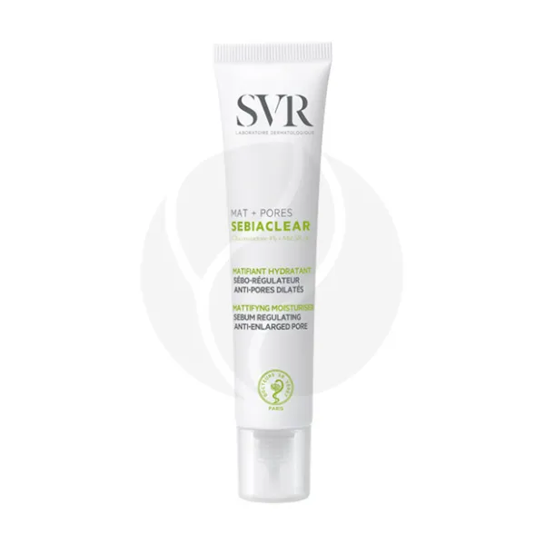 SVR Sebiaclear Mat+Pores гель-уход для лица, 40мл