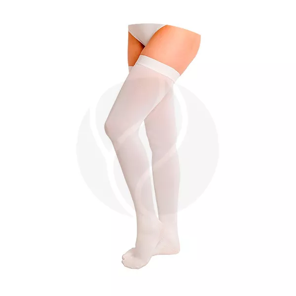 Изображение товара Интекс Элеганс чулки компрессионные антиэмболические 1 класс компрессии (S-EW широкое бедро), белые Изображение товара Интекс Элеганс чулки компрессионные антиэмболические 1 класс компрессии (S-EW широкое бедро), белые