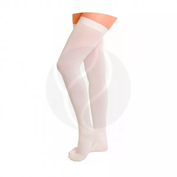 Изображение товара Интекс Элеганс чулки компрессионные антиэмболические 1 класс XL-EW широкое бедро белые