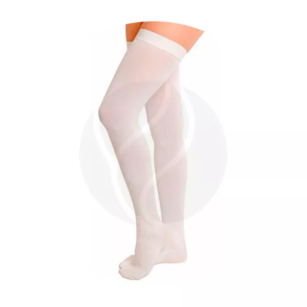 Изображение товара Интекс Элеганс чулки компрессионные антиэмболические 1 класс XL-EW широкое бедро белые Изображение товара Интекс Элеганс чулки компрессионные антиэмболические 1 класс XL-EW широкое бедро белые