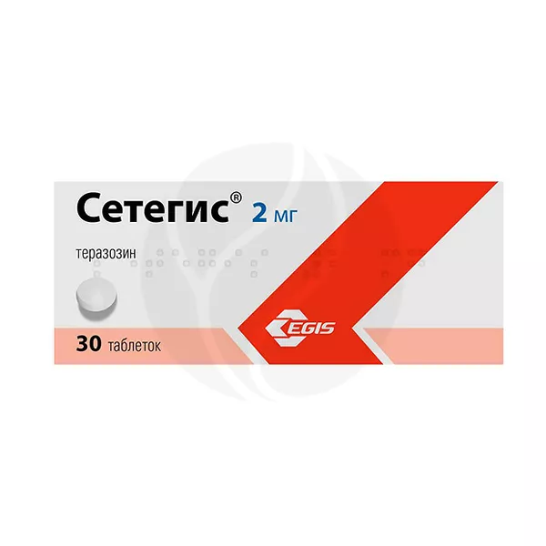 Изображение товара Сетегис таблетки 2мг, №30 Изображение товара Сетегис таблетки 2мг, №30