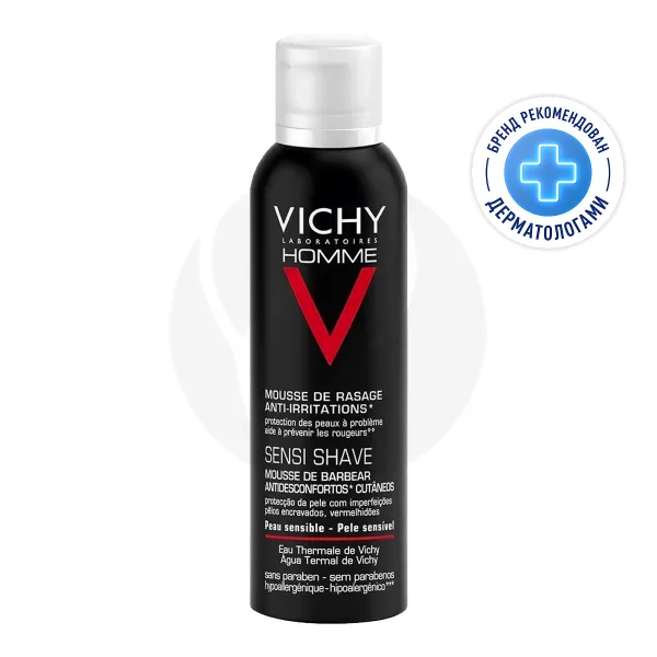 Изображение товара Vichy Homme пена для бритья 200мл для комфортного бритья