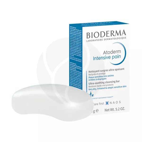 Изображение товара Мыло для сухой кожи Bioderma Atoderm Intensive 150г для детей и взрослых Изображение товара Мыло для сухой кожи Bioderma Atoderm Intensive 150г для детей и взрослых