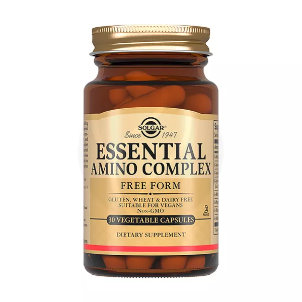 Изображение товара Solgar Комплекс основных аминокислот капсулы, №30 Изображение товара Solgar Комплекс основных аминокислот капсулы, №30
