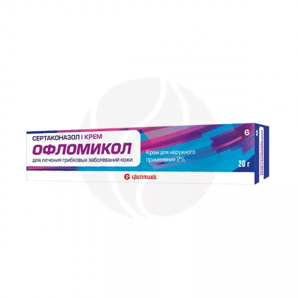 Офломикол крем д/наружн. прим. 2%, 20г