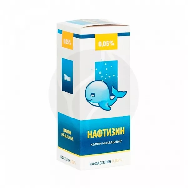 Изображение товара Нафтизин капли назальные 0,05%, 10мл
