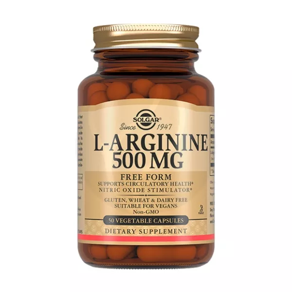 Изображение товара Капсулы Solgar L-аргинин 500мг, №50 для активной жизни