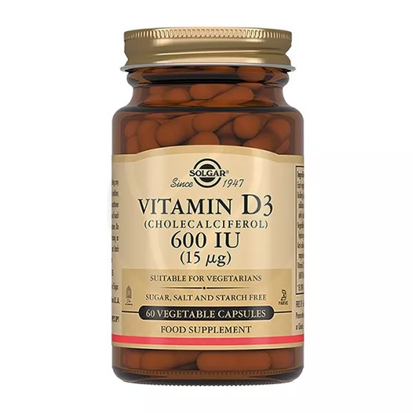 Изображение товара Solgar Витамин D3 600 МЕ капсулы 120 штук