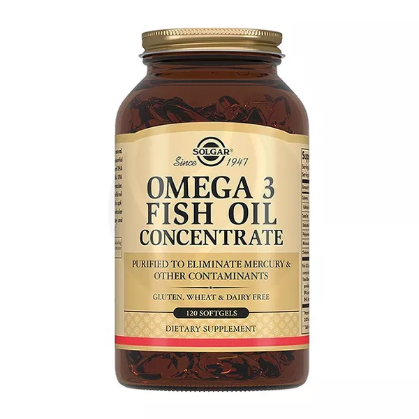 Изображение товара Solgar Концентрат рыбьего жира Омега-3 капсулы 120 шт - здоровье сердца и мозга
