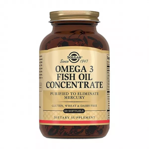 Изображение товара Капсулы Омега-3 Рыбий жир Solgar 60 капсул для здоровья сердца и мозга