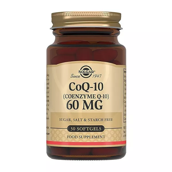 Изображение товара Solgar Коэнзим Q-10 капсулы 60мг, №30 Изображение товара Solgar Коэнзим Q-10 капсулы 60мг, №30