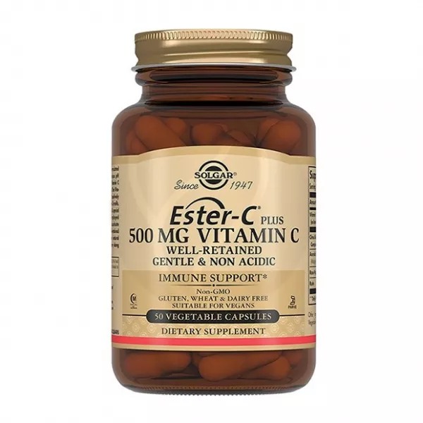 Изображение товара Solgar Эстер-С плюс Витамин С капсулы 500мг, 50 шт для иммунитета