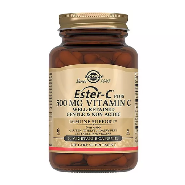 Изображение товара Solgar Эстер-С плюс Витамин С капсулы, №50 Изображение товара Solgar Эстер-С плюс Витамин С капсулы, №50
