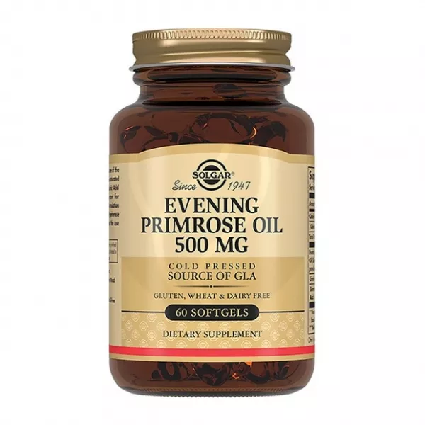 Изображение товара Масло примулы вечерней капсулы 500 мг Solgar для поддержки женского здоровья