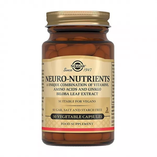 Изображение товара Solgar Неронутриентс капсулы для улучшения работы мозга, 30 шт.