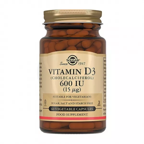 Изображение товара Solgar Витамин D3 600МЕ капсулы №60 для укрепления костей иммунитета