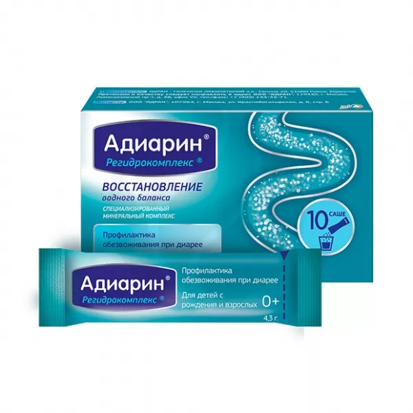 Изображение товара Адиарин Регидрокомплекс порошок для приготовления раствора 4,3г №10
