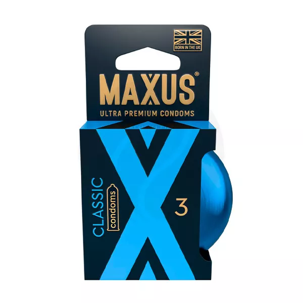 Изображение товара Maxus Classic презервативы классические, 3шт Изображение товара Maxus Classic презервативы классические, 3шт