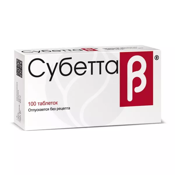 Субетта таблетки для рассасывания, №100