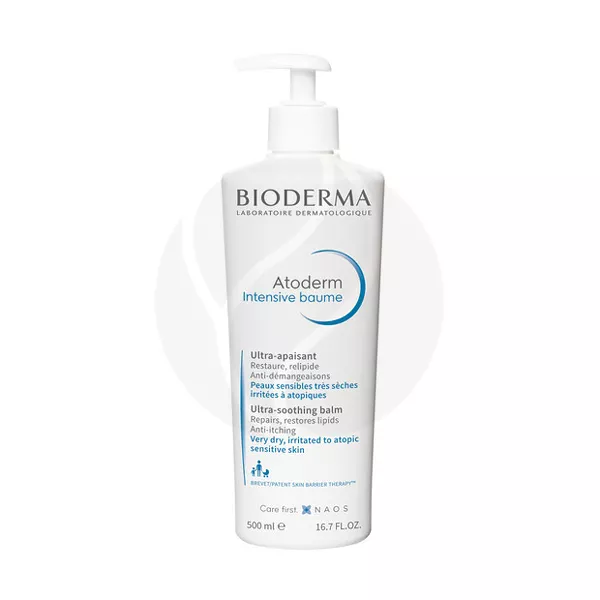 Изображение товара Bioderma Atoderm Интенсивный бальзам для сухой и атопичной кожи 500 мл Изображение товара Bioderma Atoderm Интенсивный бальзам для сухой и атопичной кожи 500 мл