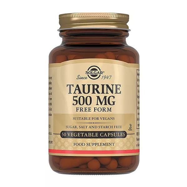 Изображение товара Solgar Таурин капсулы 500мг, №50 Изображение товара Solgar Таурин капсулы 500мг, №50