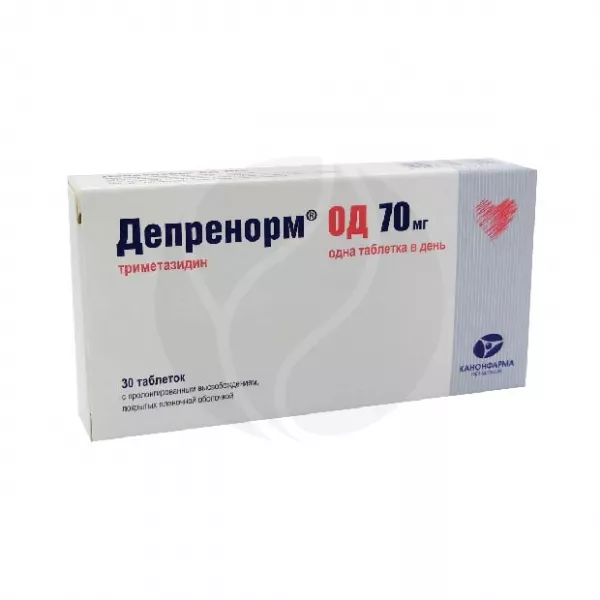 Депренорм ОД таблетки пролонг.действ.покрыт.об. 70мг, №30