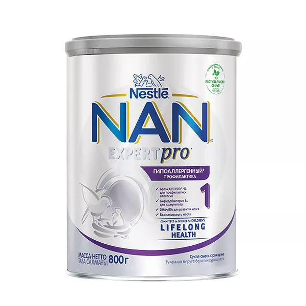 Изображение товара Nestle NAN 1 гипоаллергенный сухая смесь (0+), 800г Изображение товара Nestle NAN 1 гипоаллергенный сухая смесь (0+), 800г