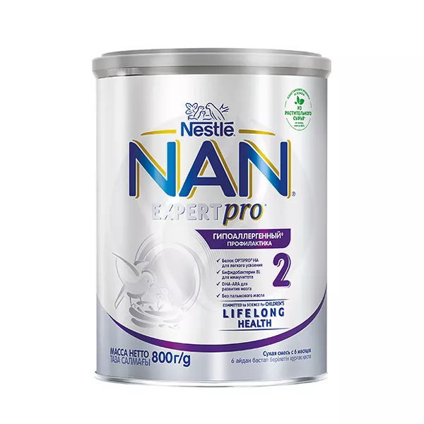 Изображение товара Nestle NAN 2 гипоаллергенная сухая смесь для детей старше 6 месяцев 800г Изображение товара Nestle NAN 2 гипоаллергенная сухая смесь для детей старше 6 месяцев 800г