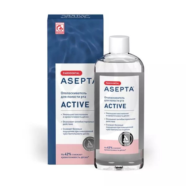 Asepta Active ополаскиватель для рта, 250мл