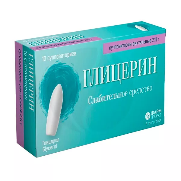 Изображение товара Глицерин суппозитории ректальные 2,11 г, №10 Изображение товара Глицерин суппозитории ректальные 2,11 г, №10