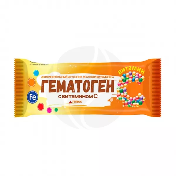 Изображение товара Гематоген с витамином С плюс 50гр - укрепление иммунитета и повышение гемоглобина Изображение товара Гематоген с витамином С плюс 50гр - укрепление иммунитета и повышение гемоглобина