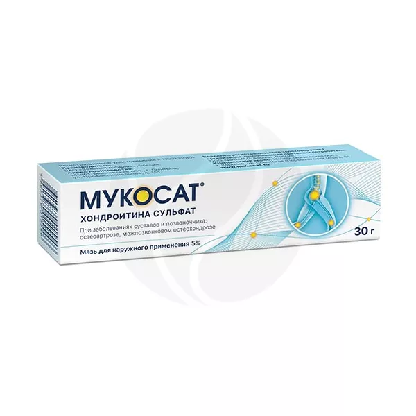 Изображение товара Мазь Мукосат д/наружн. прим. 5% 30г - регенерация суставов Изображение товара Мазь Мукосат д/наружн. прим. 5% 30г - регенерация суставов