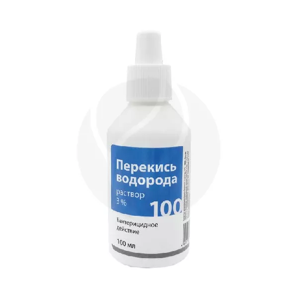 Перекись водорода раствор д/наружн. прим. 3%, 100мл, Самарская ф-ка