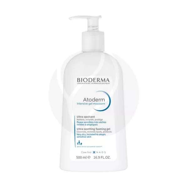 Изображение товара Bioderma Atoderm Intensive гель очищающий для сухой и атопичной кожи 500 мл