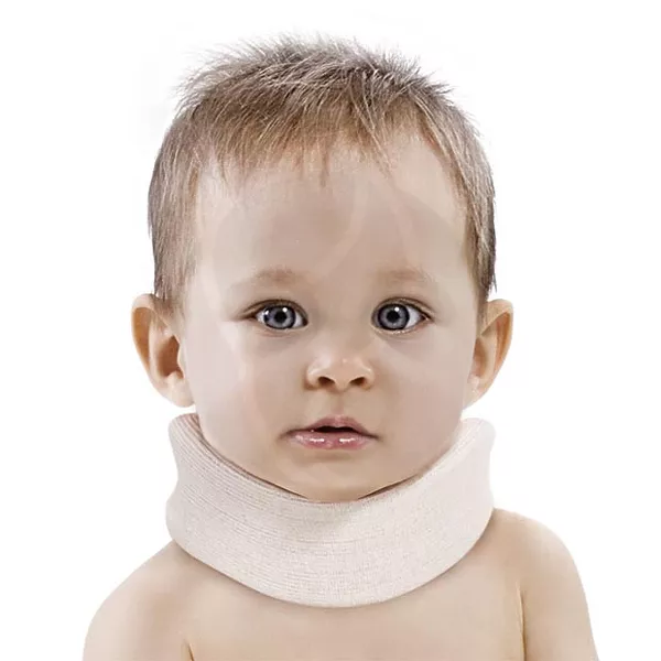 Изображение товара Бандаж на шейный отдел позвоночника для новорожденных Trives 3,5см пенополиуретан хлопок