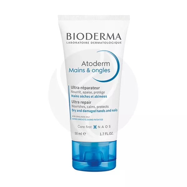 Изображение товара Bioderma Atoderm крем для рук и ногтей легкий увлажняющий , 50мл Изображение товара Bioderma Atoderm крем для рук и ногтей легкий увлажняющий , 50мл