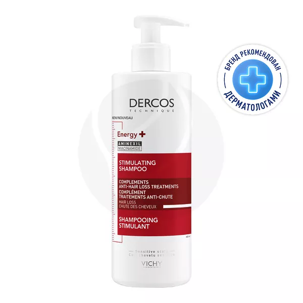 Изображение товара Vichy Dercos Energy+ Aminexil шампунь против выпадения волос 400мл
