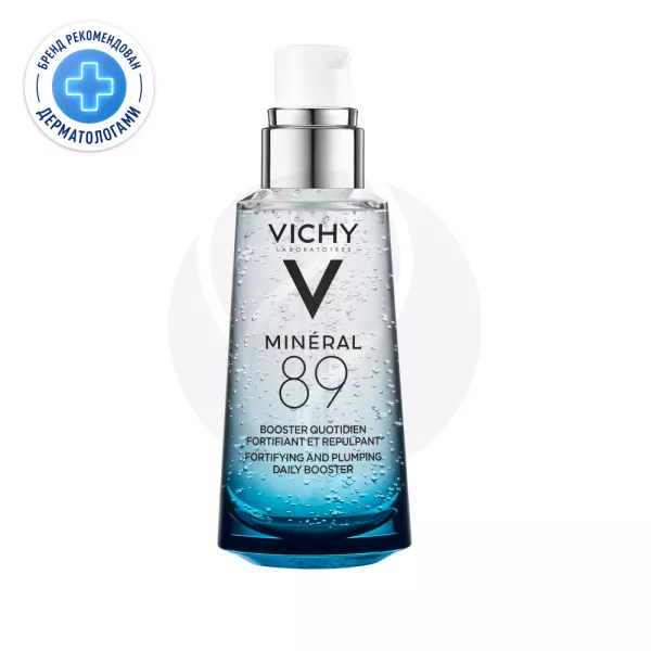 Vichy Mineral 89 Увлажняющая гиалуроновая гель-сыворотка для кожи лица, 50мл