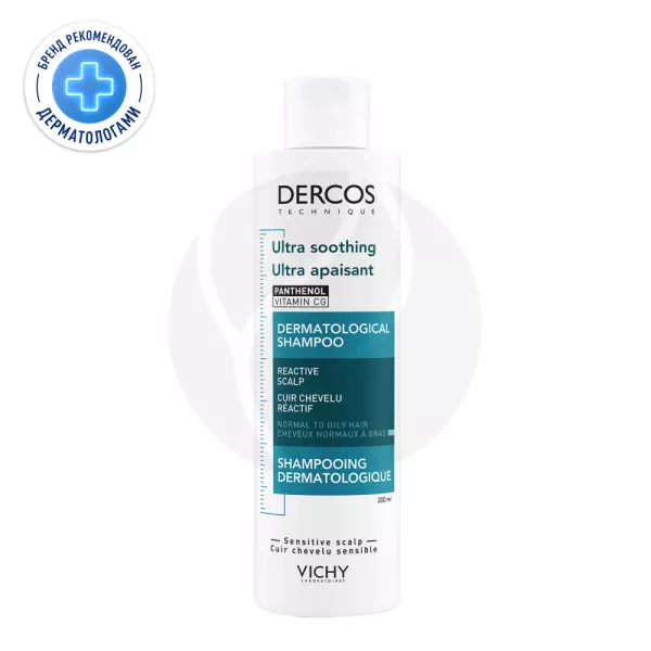 Изображение товара Vichy Dercos шампунь-уход без сульфатов для нормальных и жирных волос, 200мл
