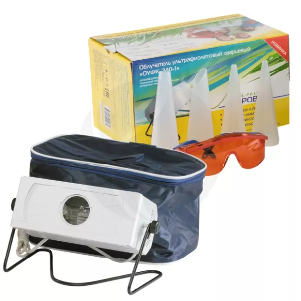 Изображение товара Ультрафиолетовый кварцевый облучатель ОУФК-240-1 для стерилизации