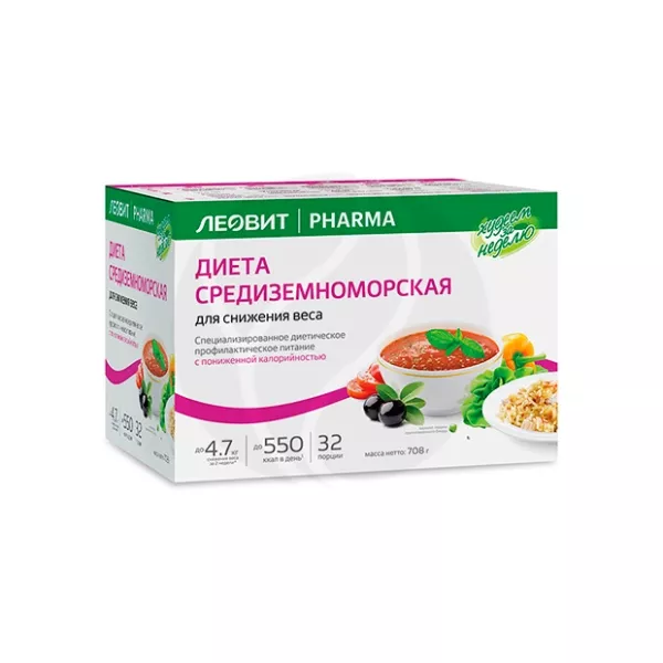 Изображение товара Комплект продуктов для Средиземноморской диеты Худеем за неделю 708 г