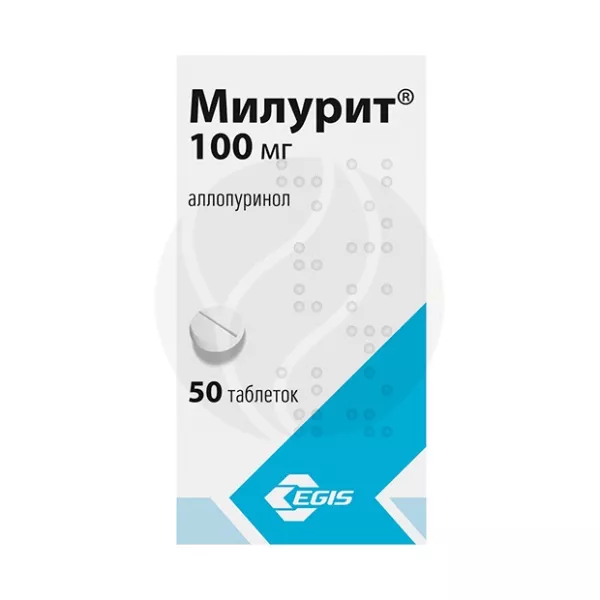 Изображение товара Милурит таблетки 100мг, №50