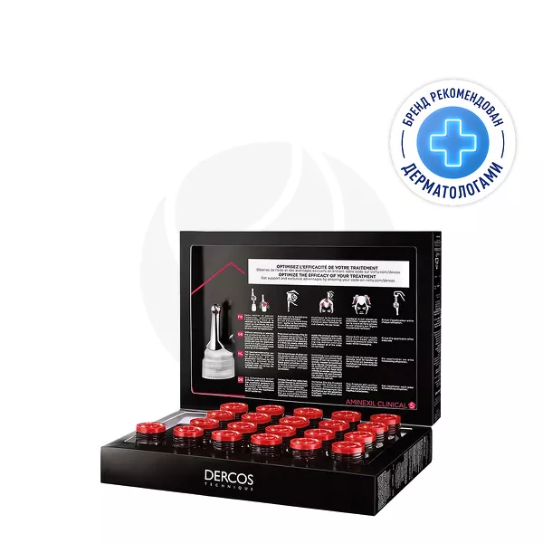 Изображение товара Vichy Dercos Aminexil средство против выпадения волос для мужчин 6 мл 21 шт