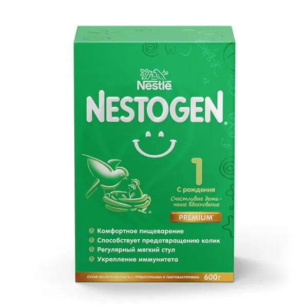 Изображение товара Nestle Nestogen 1 сухая молочная смесь для детей с рождения 600г