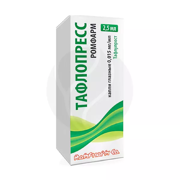 Изображение товара Тафлопресс капли глазные 0,015мг/мл, 2,5мл Изображение товара Тафлопресс капли глазные 0,015мг/мл, 2,5мл