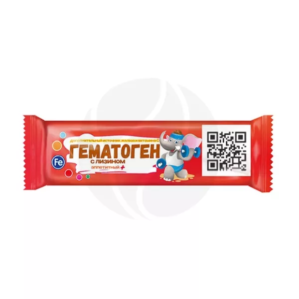 Изображение товара Гематоген с лизином аппетитный плюс - 50г