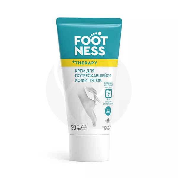Изображение товара Footness крем для потрескавшейся кожи пяток 50мл интенсивное восстановление Изображение товара Footness крем для потрескавшейся кожи пяток 50мл интенсивное восстановление